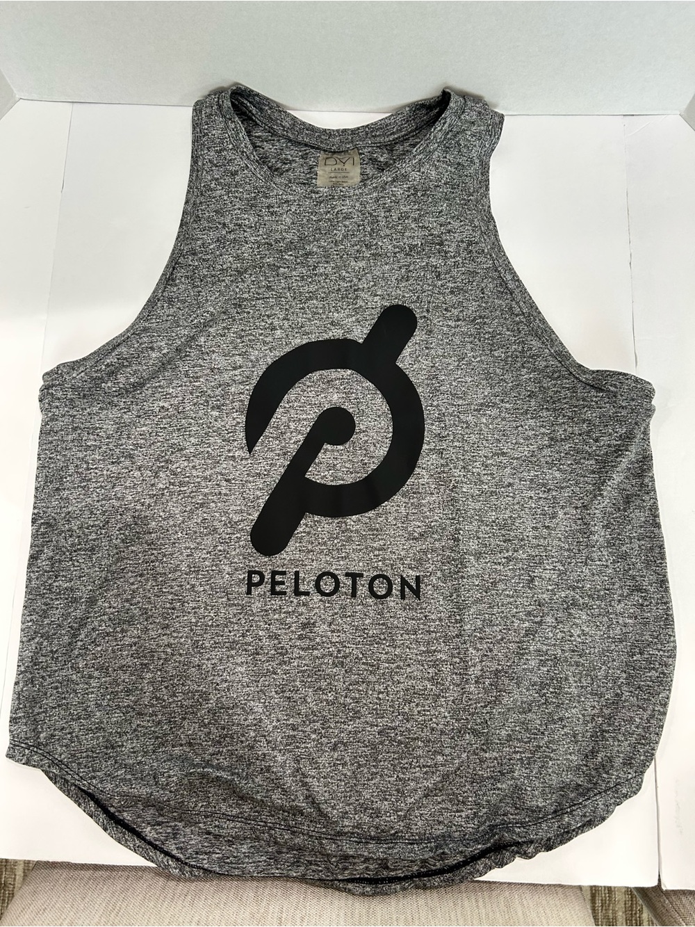 DYI Gray Women’s Peloton Logo Tank